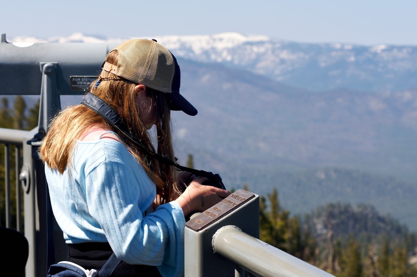 Looking through binoculars across distance, a metaphor for reading multiple timeframes
